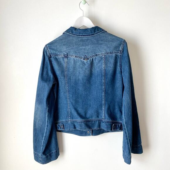 Liverpool Wide Arm Denim Jacket Size XS - Picture 2 of 7